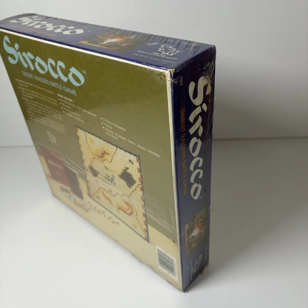 Vintage TSR Sirocco Desert Raiders Battle Game NOS Sealed New 1985 War Strategy